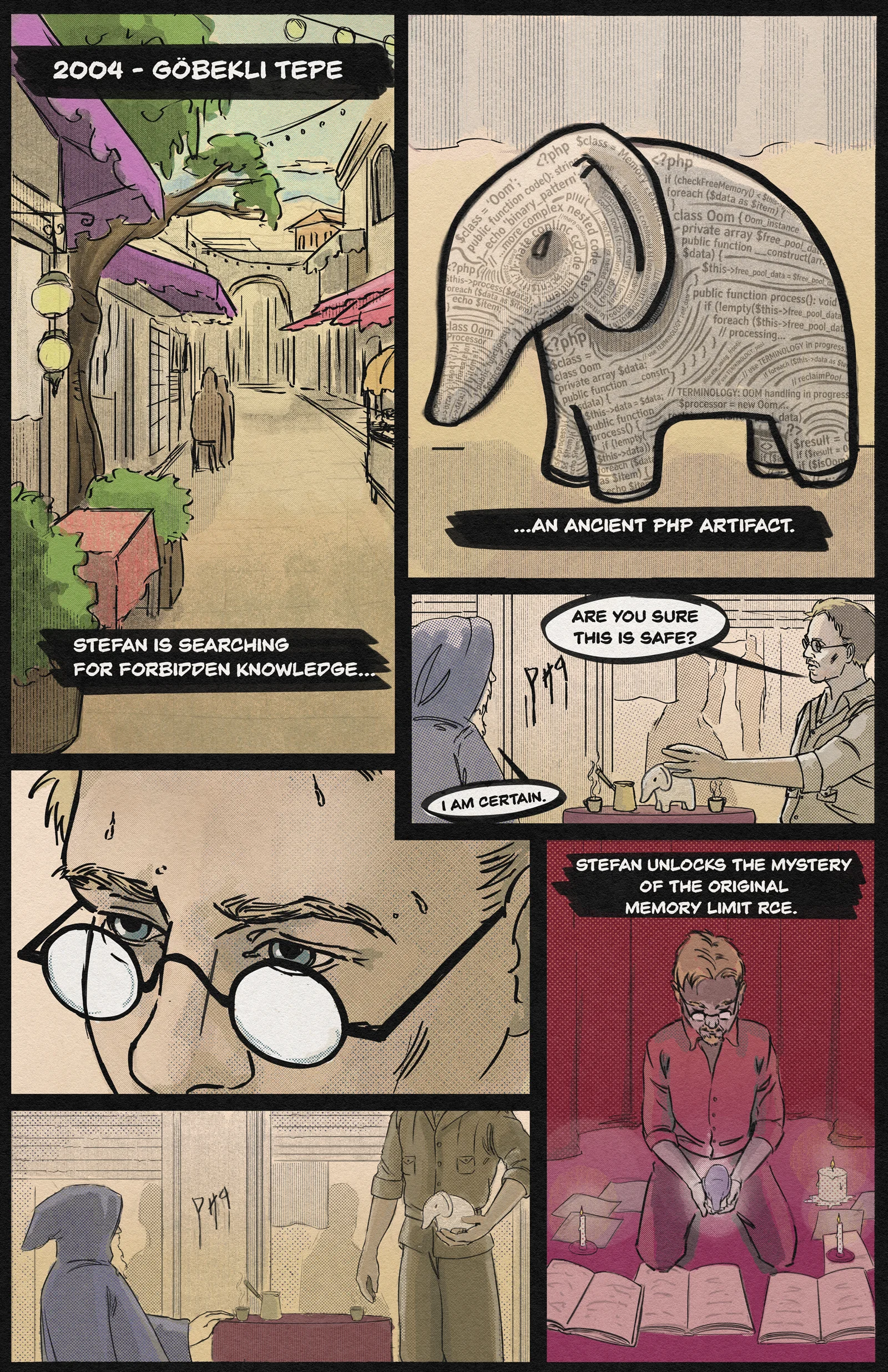 Comic page 1: The origin.