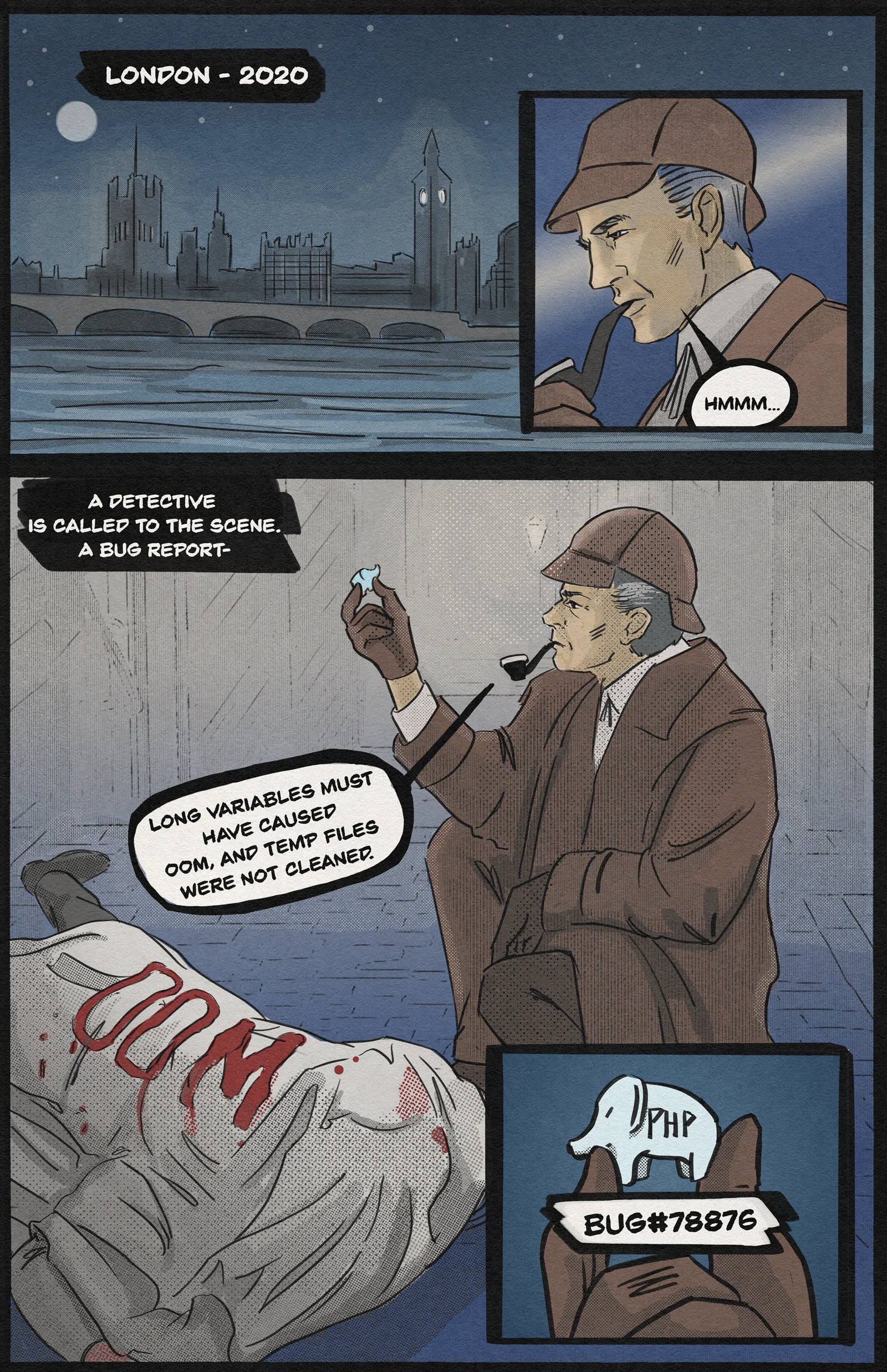Comic page 2: The OOM.