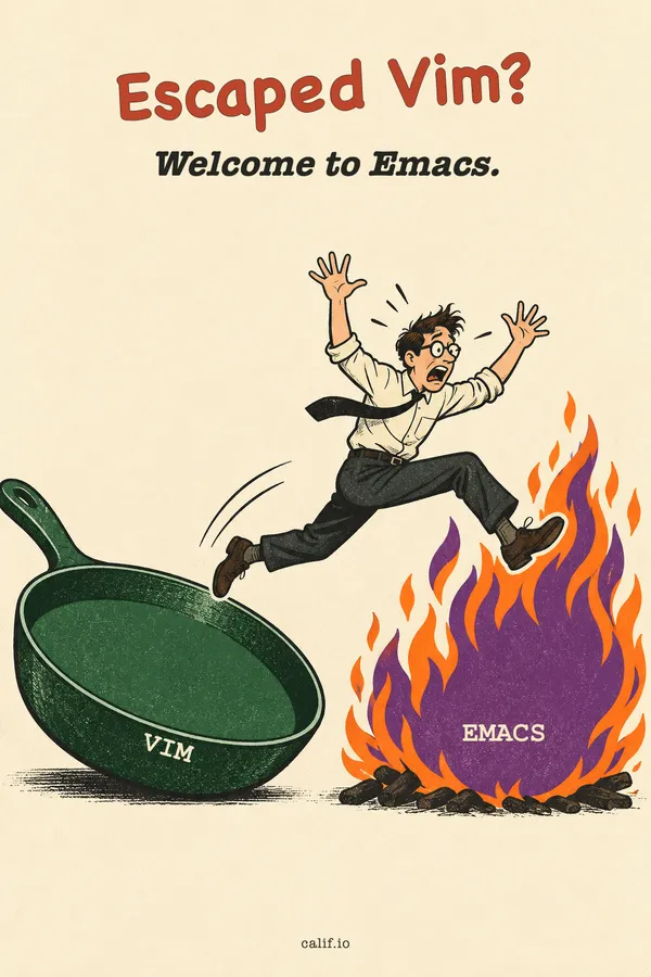 vim vs emacs vs Claude