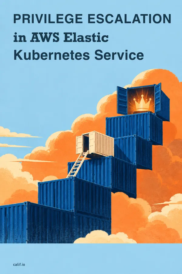 Privilege escalation in AWS Elastic Kubernetes Service