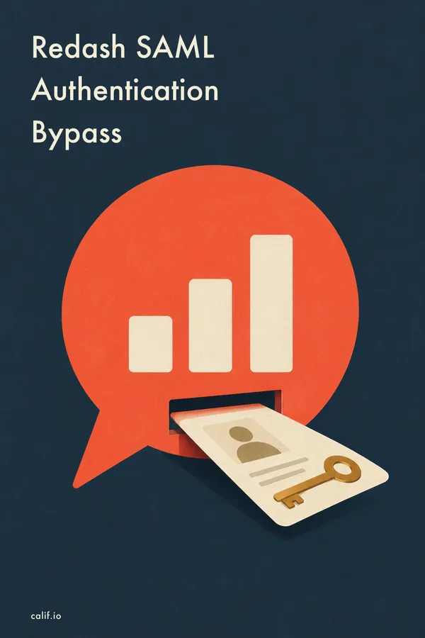 Redash SAML Authentication Bypass